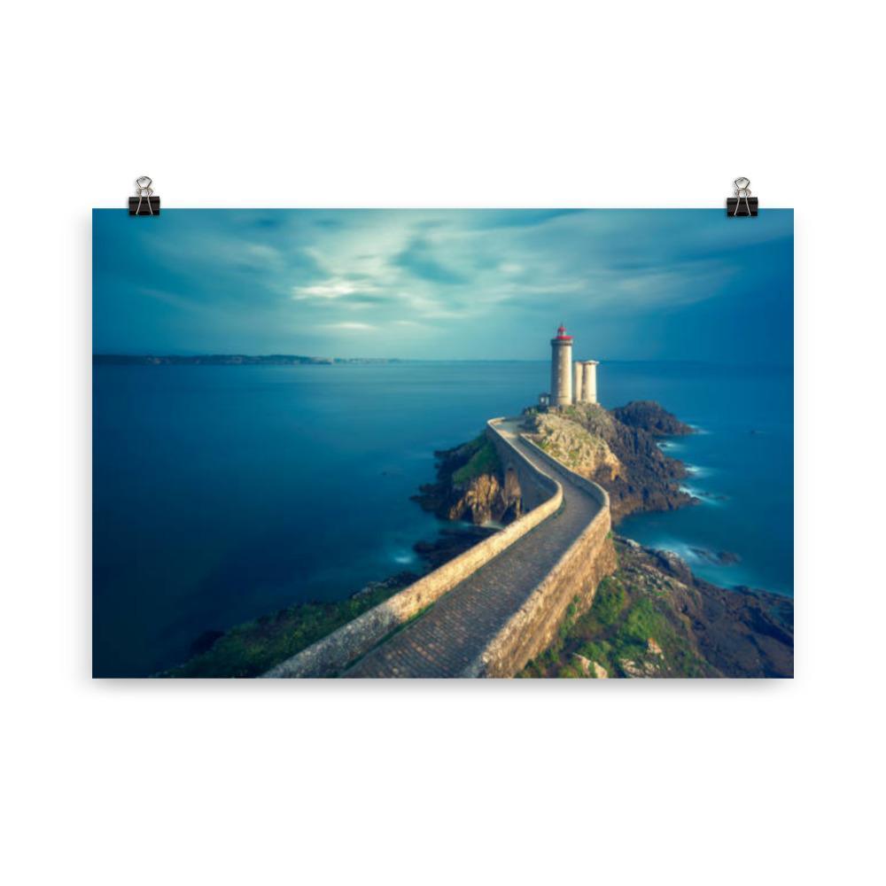 Poster Breton Phare du Petit Minou - Autocollant BZH
