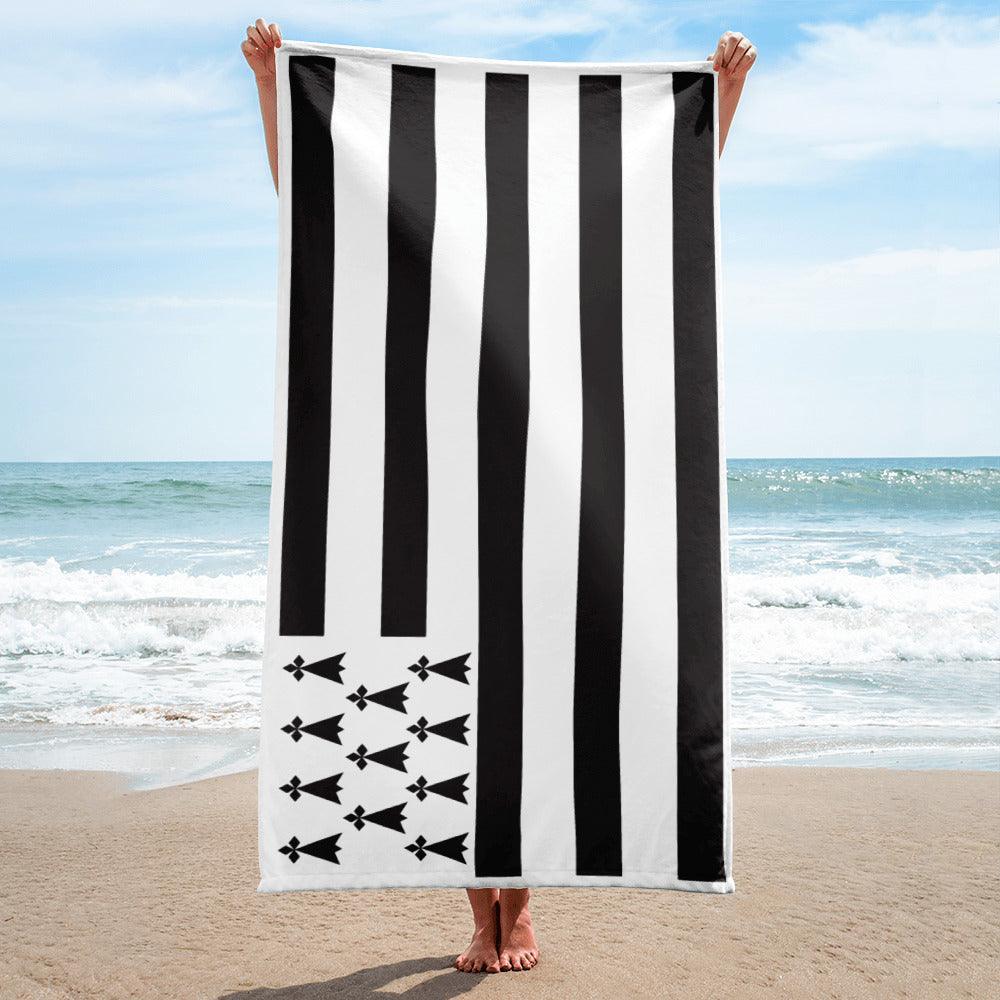 Serviette Drapeau Breton - Autocollant BZH
