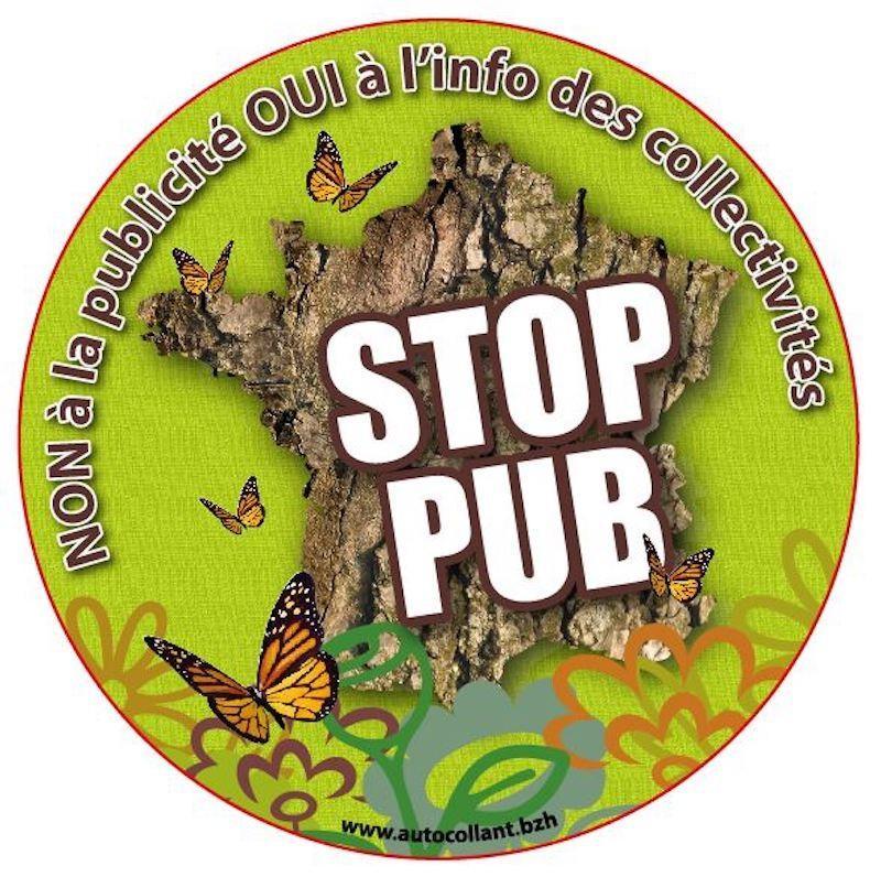 STOP PUB France - Autocollant BZH