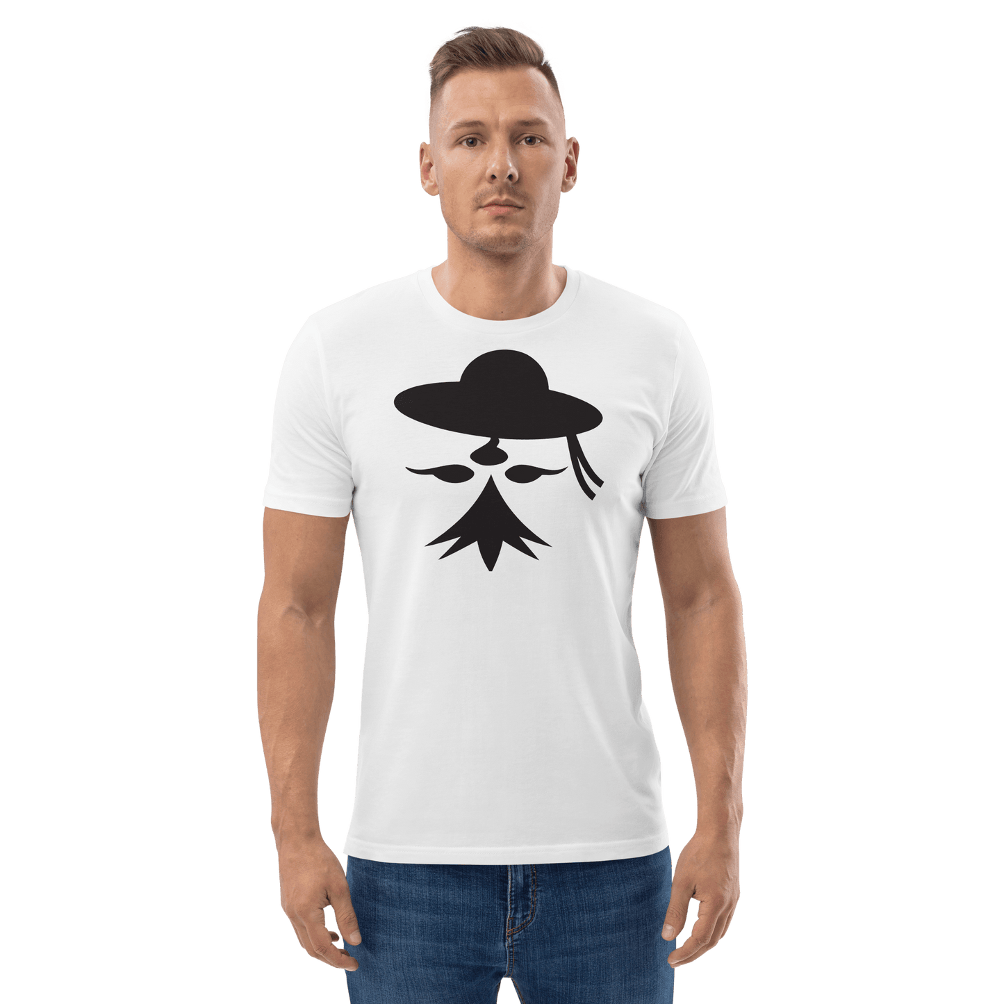 Tee-shirt Bio Chapeau Breton Hermine - Autocollant BZH