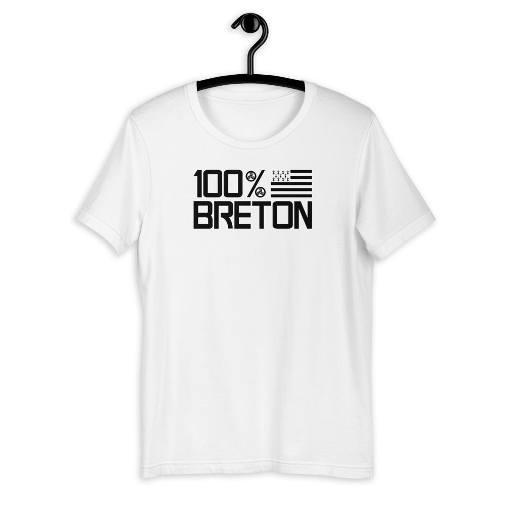 Tee-shirt Breton 100% Drapeau Breton - Autocollant BZH