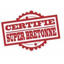Tee-shirt Breton Certifiée super Bretonne - Autocollant BZH