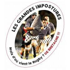 Tee-shirt Breton d'où Vient Le Rugby ? - Autocollant BZH