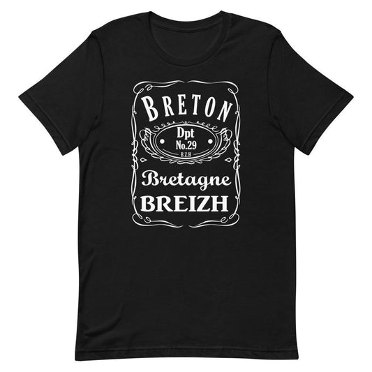 Tee-shirt Breton Jack's avec N° 29 Finistère - Autocollant BZH