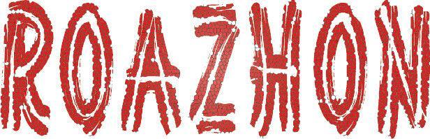 Tee-shirt Breton ROAZHON (RENNES) Noir ou Gris Sport - Autocollant BZH