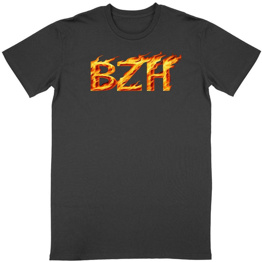 Tee-shirt BZH en lettres de Feu - Autocollant BZH