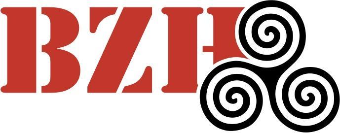 Tee-Shirt BZH Rouge Triskell Noir - Autocollant BZH