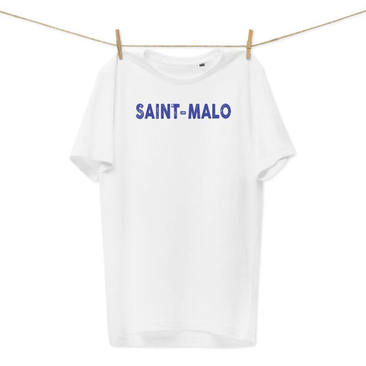 Tee-shirt coton Bio unisexe SAINT-MALO - Autocollant BZH