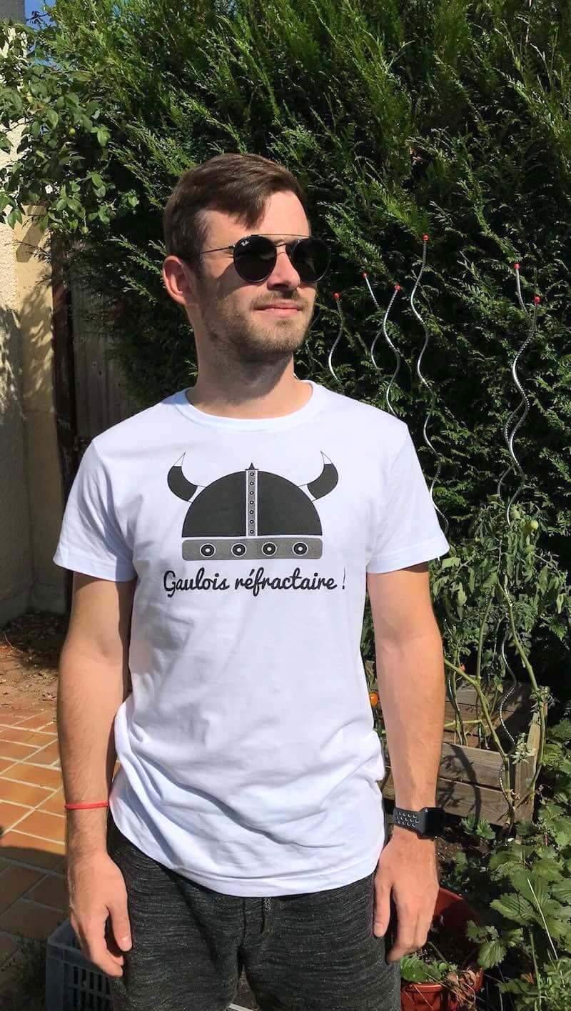 Tee-shirt Gaulois Réfractaire ! - Autocollant BZH