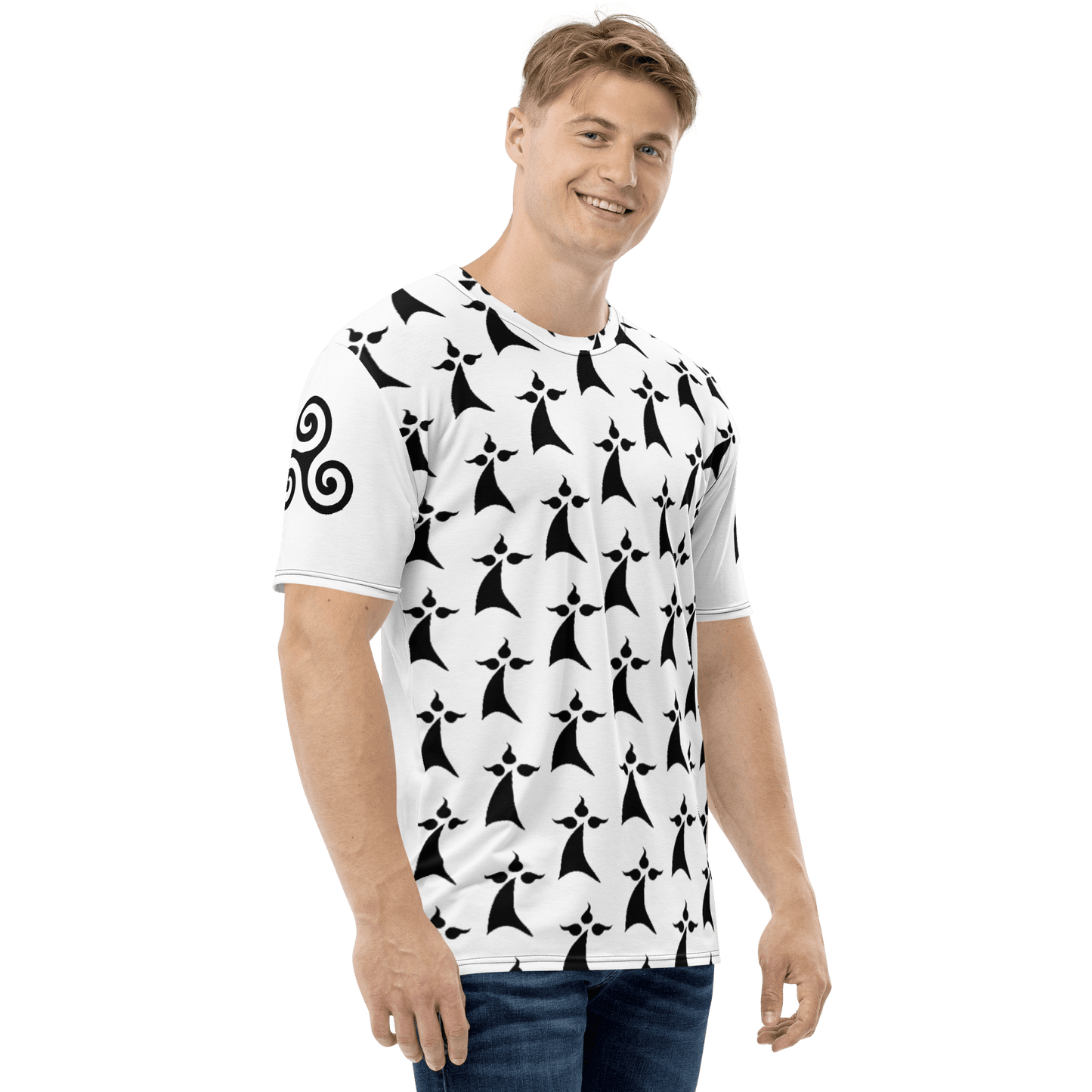 Tee-Shirt Hermines Triskell 100% Bretagne - Autocollant BZH