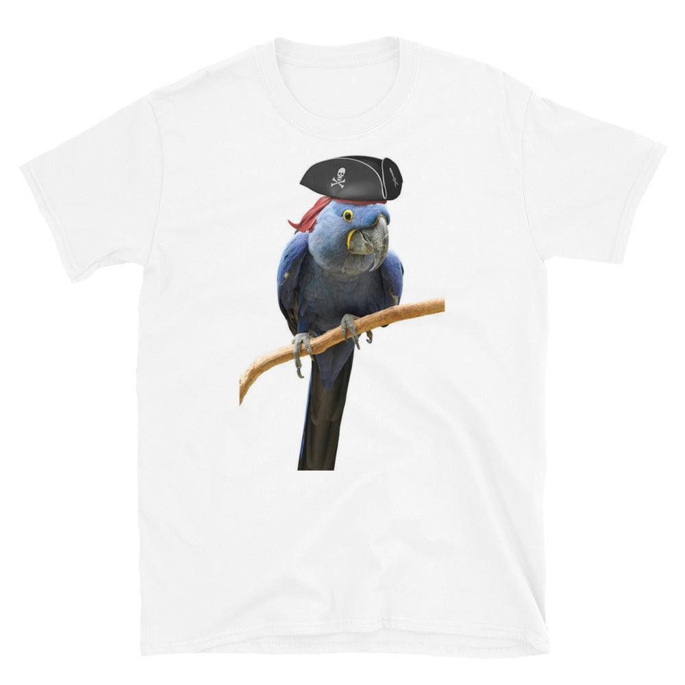 Tee-shirt Homme Perroquet Pirate - Autocollant BZH