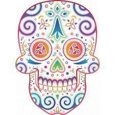 Tee-shirt Noir Homme Tête de Mort Bretonne - Autocollant BZH