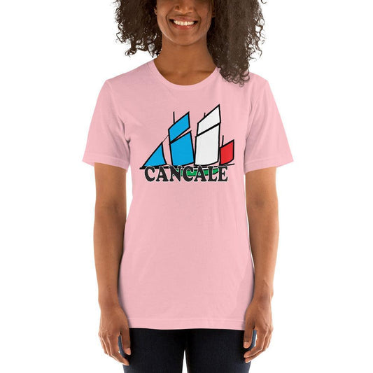 Tee-shirt Unisexe Besquine Cancale - Autocollant BZH