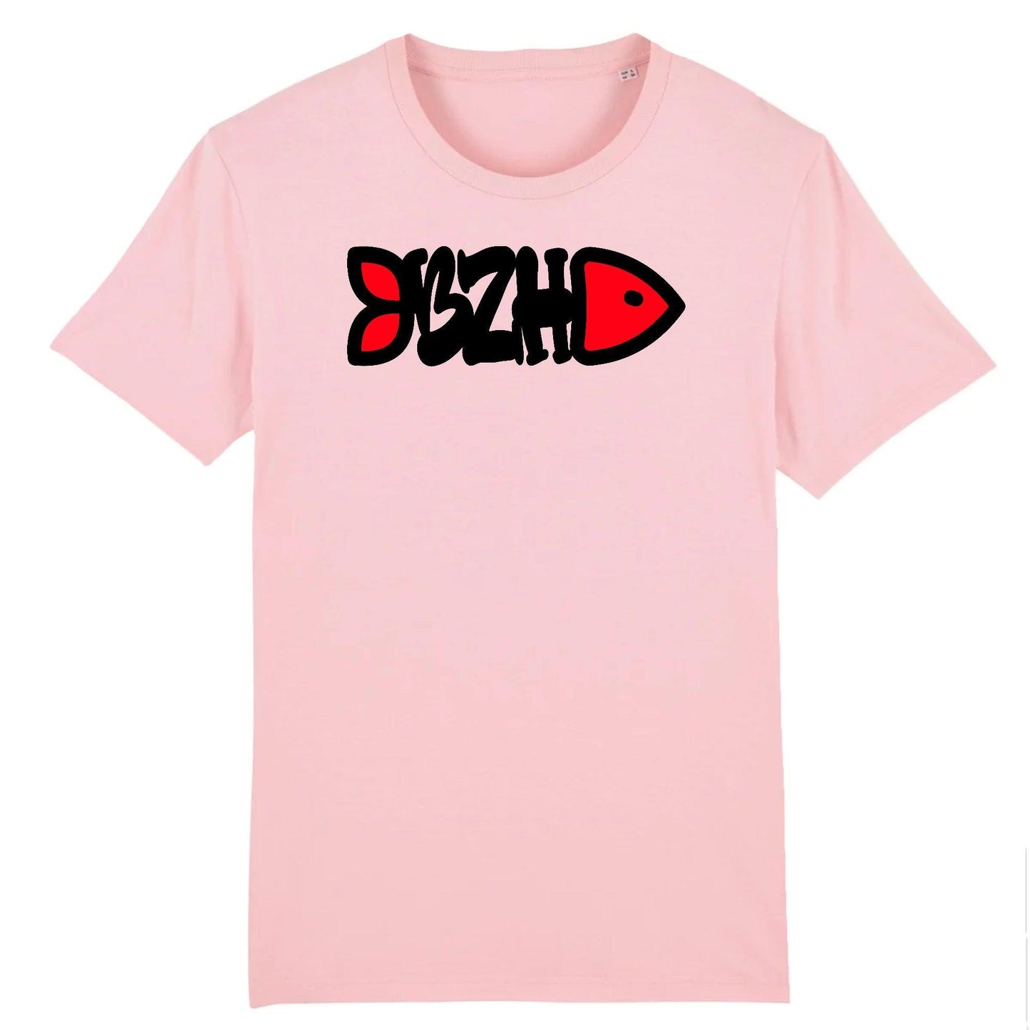 Tee-shirt Unisexe Fish Bzh Rouge - Autocollant BZH