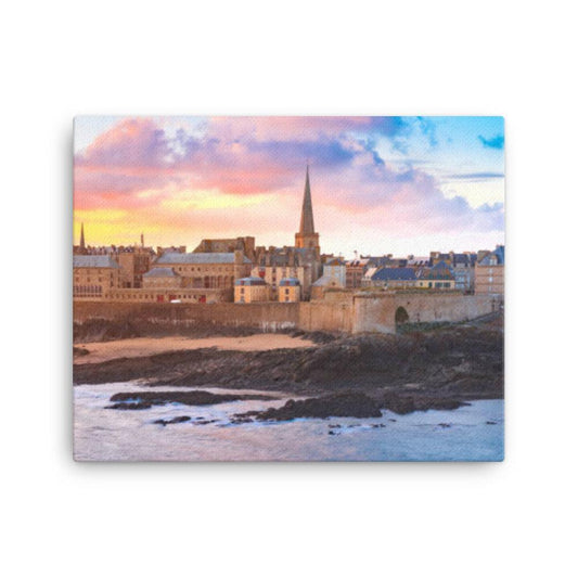Toile Imprimée Saint Malo - Autocollant BZH