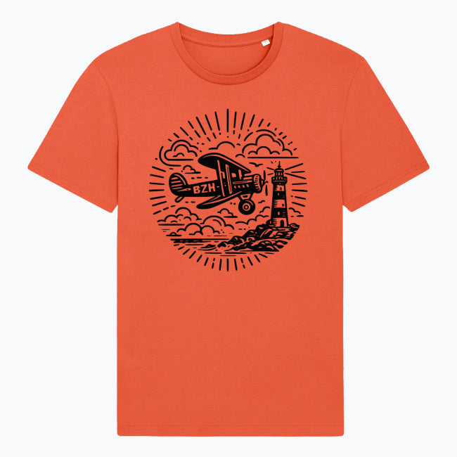 T-shirt Breton Avion BZH – Esprit Vintage