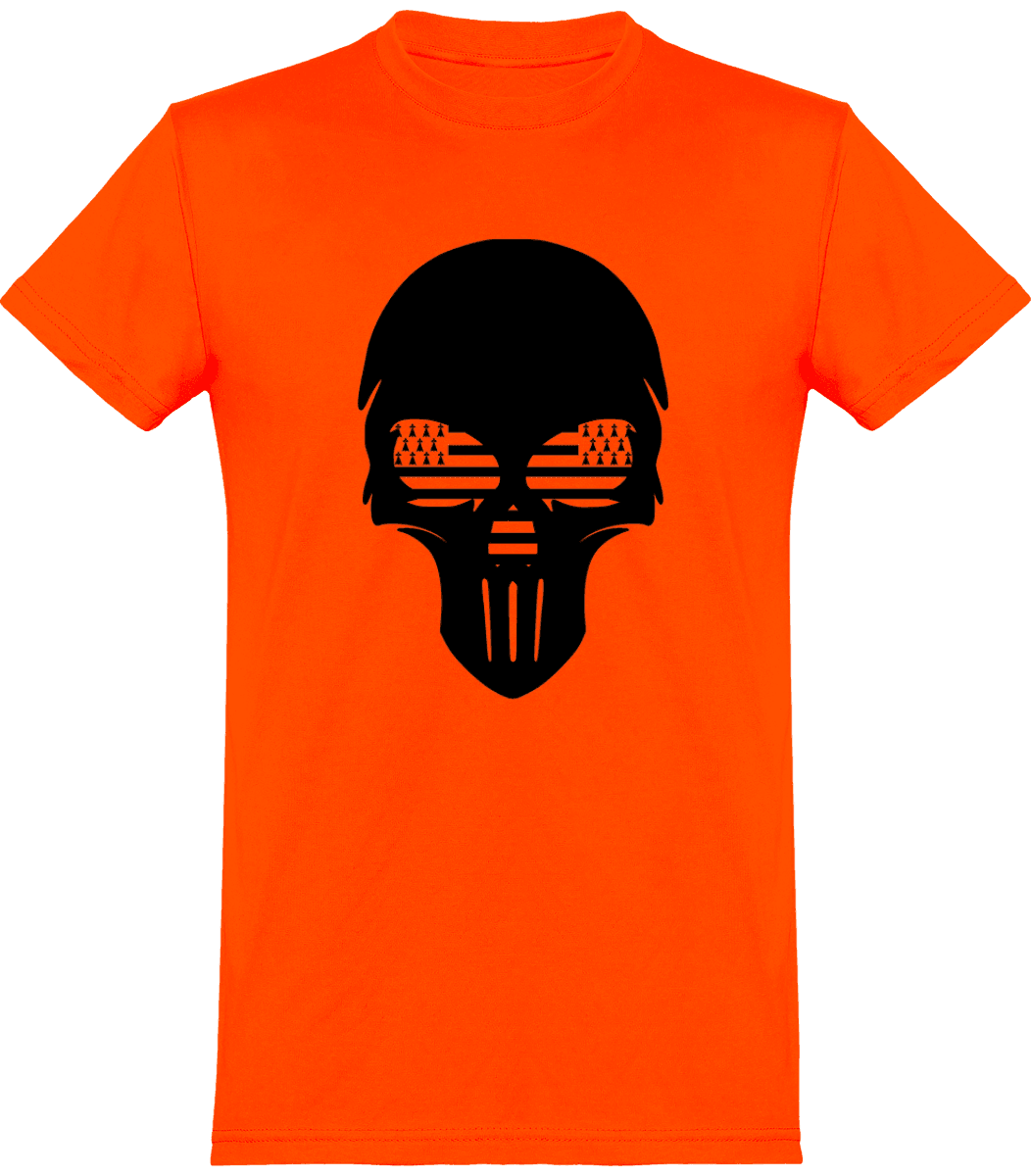 Tee-shirt Punisher Gwenn Ha Du - Autocollant BZH