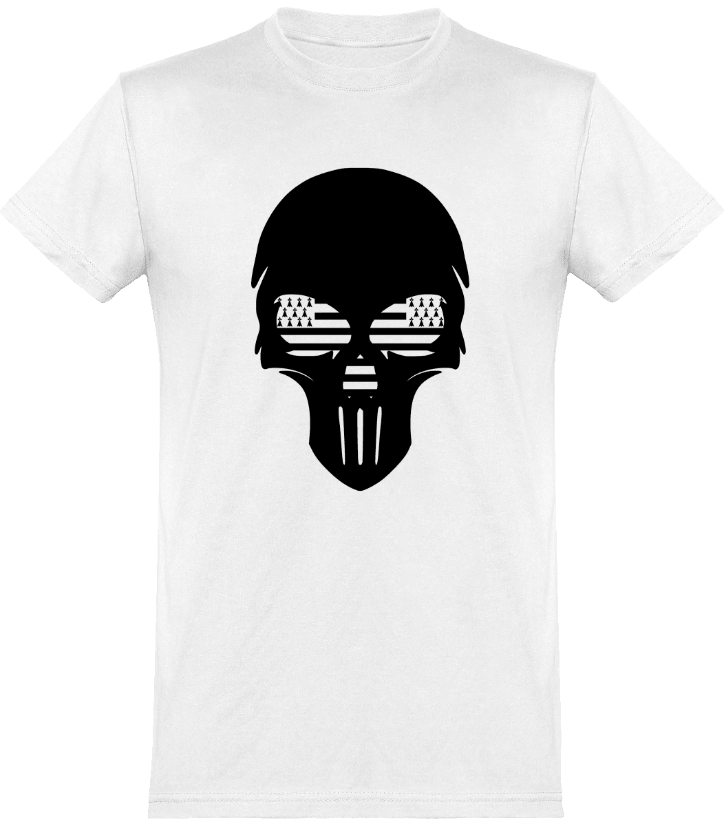 Tee-shirt Punisher Gwenn Ha Du - Autocollant BZH
