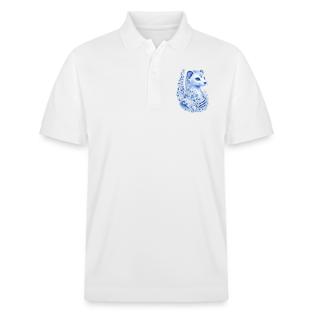 Polo Unisexe Bio Croix Celtique - blanc