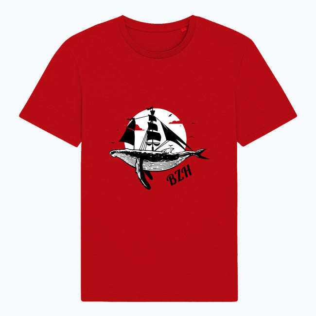 T-shirt Breton Baleine & Voilier – BZH