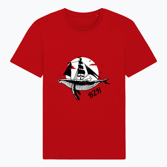 T-shirt Breton Baleine & Voilier – BZH