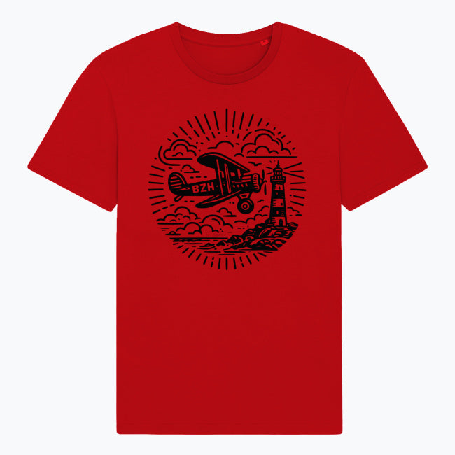 T-shirt Breton Avion BZH – Esprit Vintage