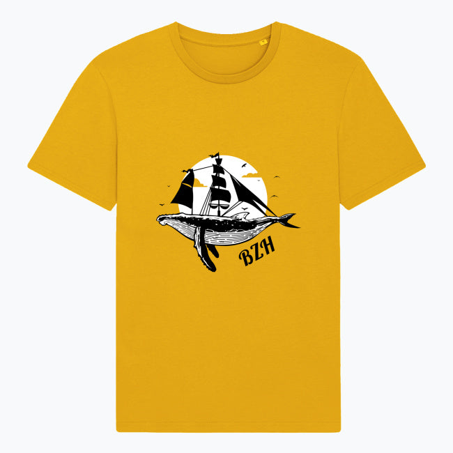 T-shirt Breton Baleine & Voilier – BZH