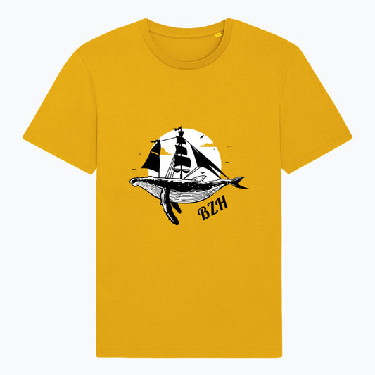 T-shirt Breton Baleine & Voilier – BZH