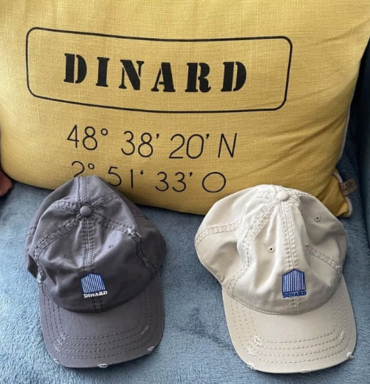 Casquette Brodée Dinard Effet Usé