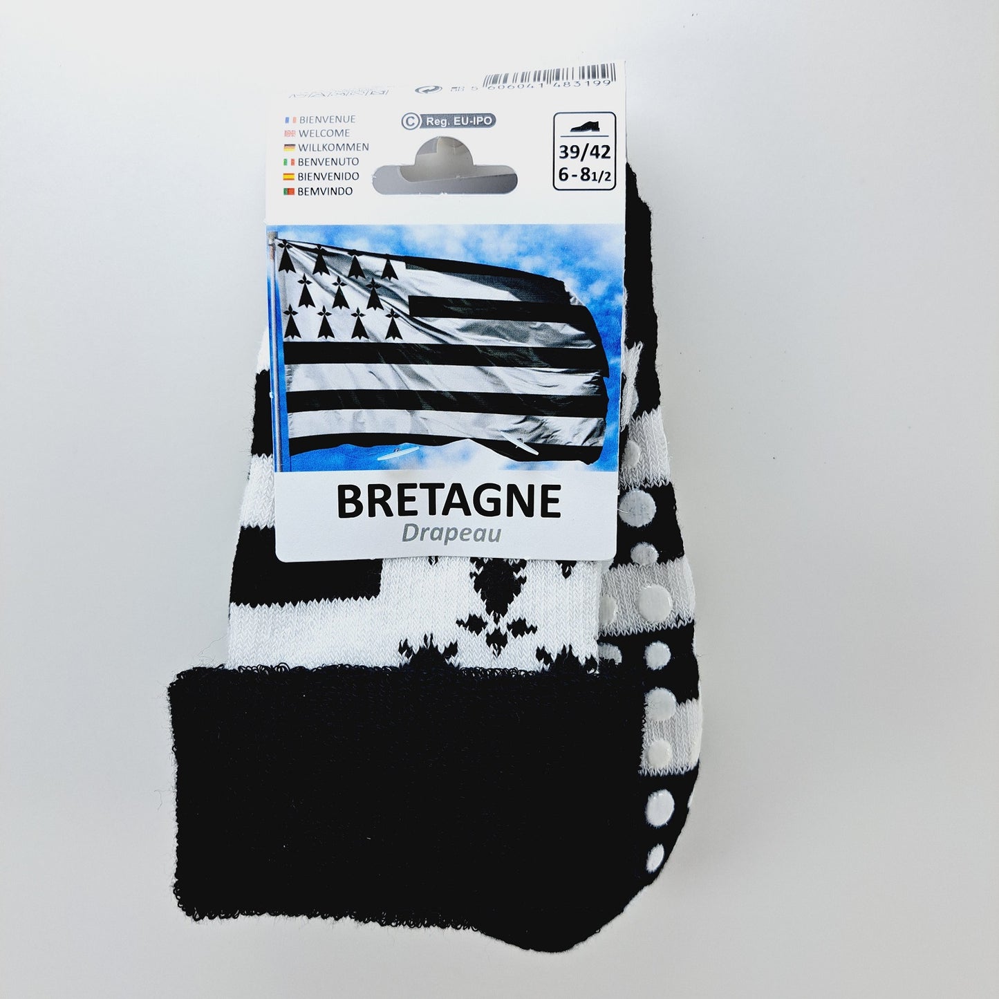 Breton Flag Socks