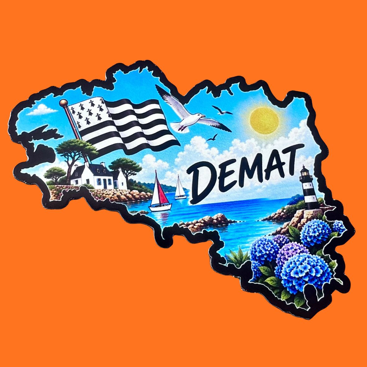 Magnet DEMAT – Bretagne – 85 × 71 mm