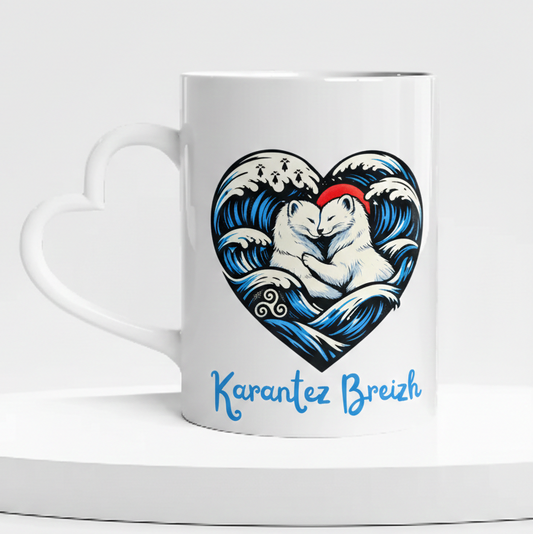 Mug Anse Coeur « Karantez Breizh »