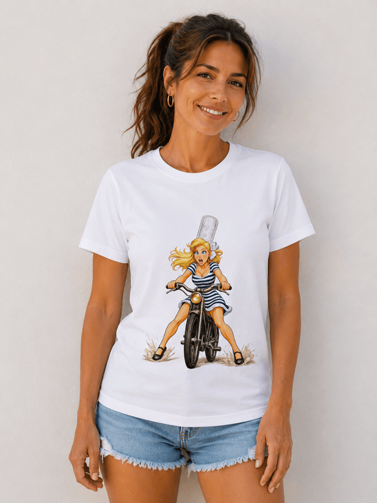 T-shirt Bigoudène à toute allure en coton biologique