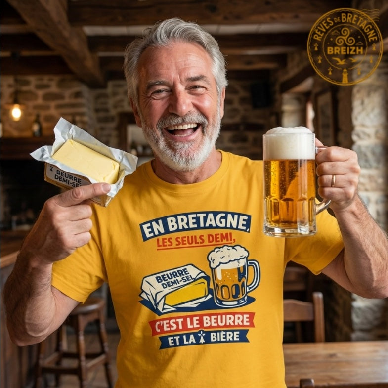 T-shirt Breton « Les seuls demi »