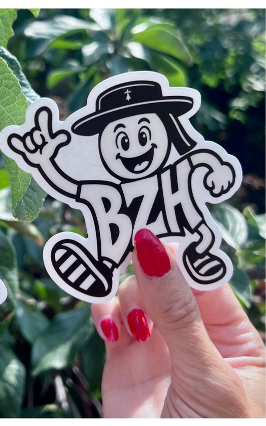 Autocollant Petit Breton BZH – Transparent