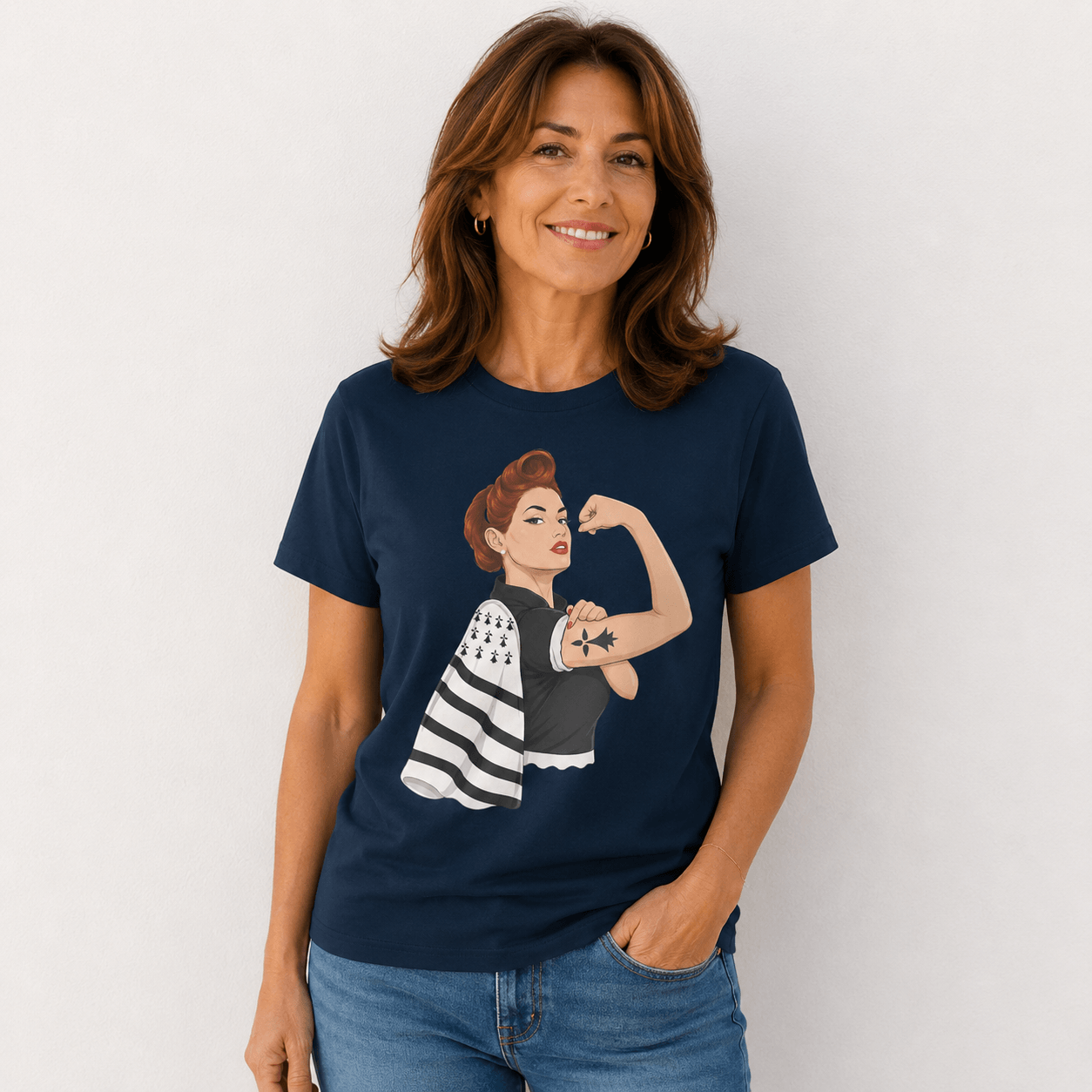 T-shirt bio Breizh Girl Power