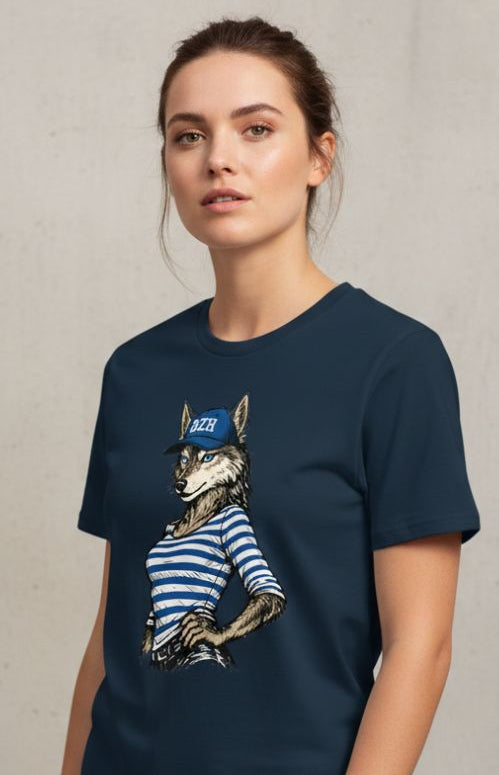 🐺 T-shirt Esprit Louve en coton biologique