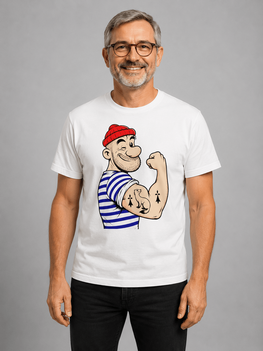 T-shirt Marin Breton & Hermines