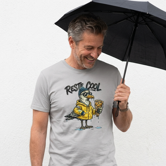 T-shirt Bio Unisexe Reste Cool Pluie