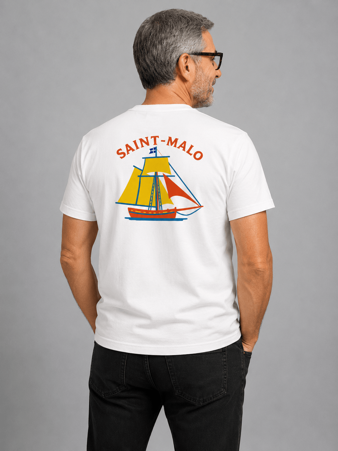 T-shirt Le Renard de Saint-Malo – Voilier Malouin