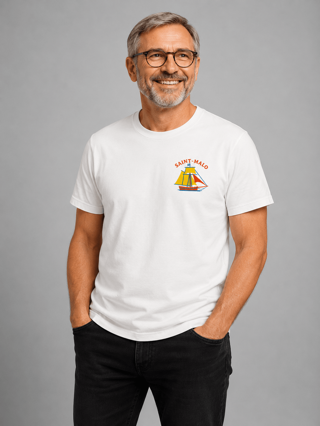 T-shirt Le Renard de Saint-Malo – Voilier Malouin