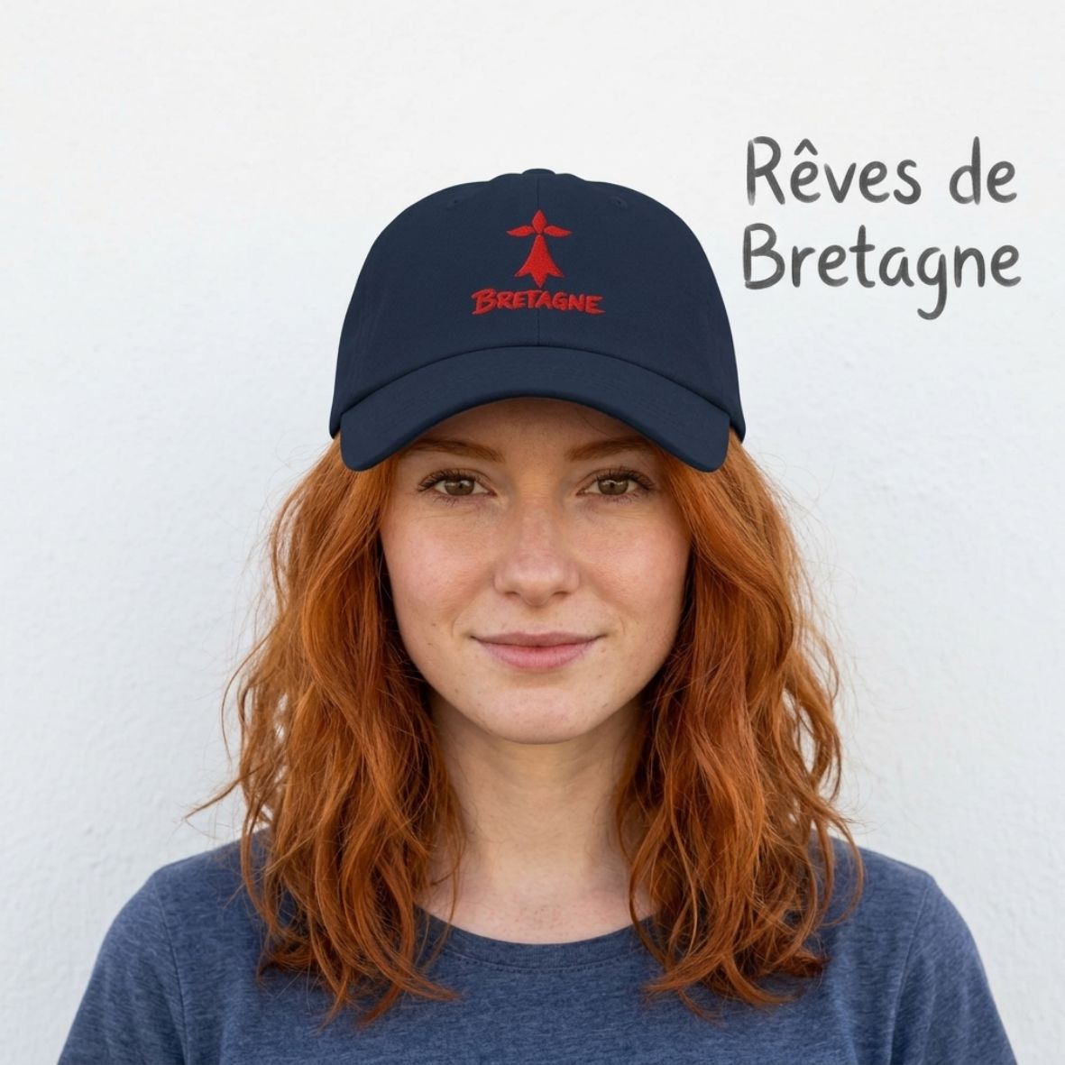 Casquette Brodée Hermine Bretagne