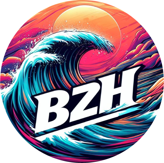 BZH Wave Sticker - Brittany in colors 