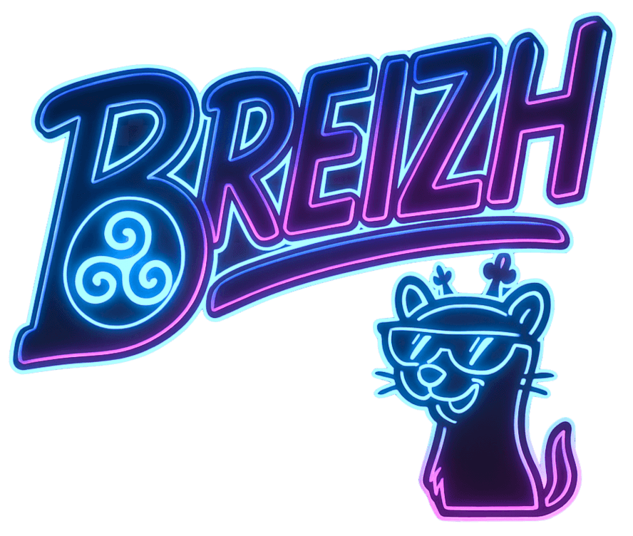 Autocollant Breizh Cyber Punk