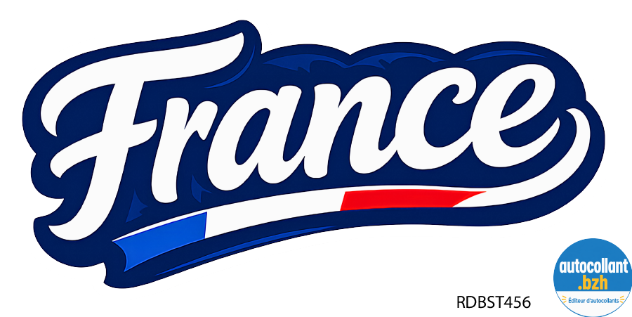 Autocollant France – Création Originale