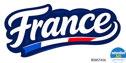 Autocollant France – Création Originale