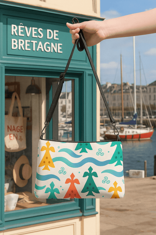 Sac en bandoulière Hermines & Triskell Colorées