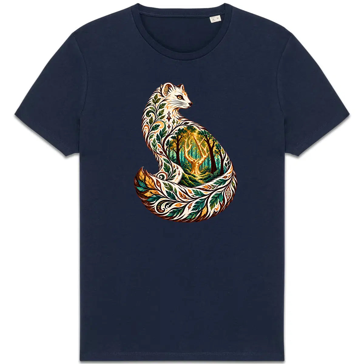 T-shirt unisexe Hermine & Arbre d’Or de Brocéliande