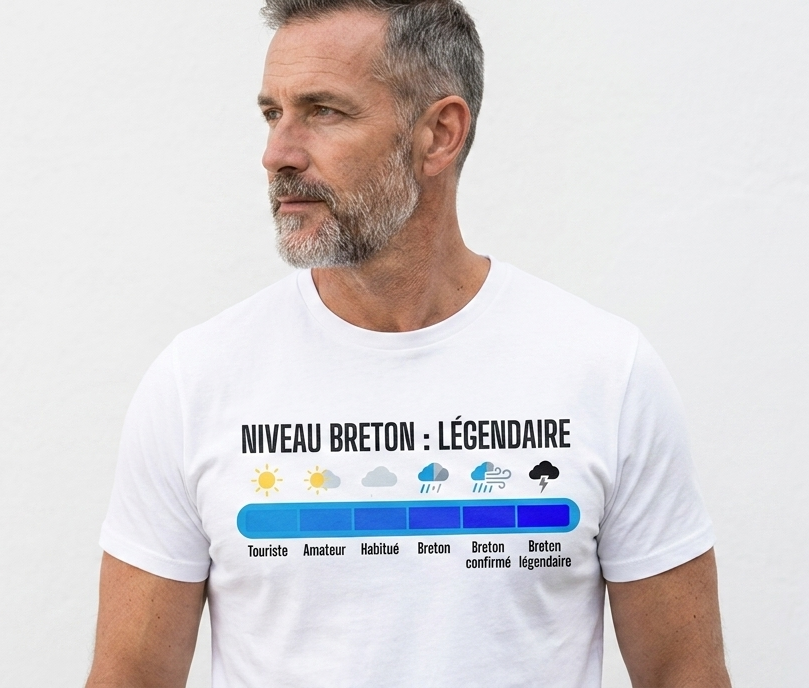 T-shirt Breton Légendaire | 100% Coton Bio