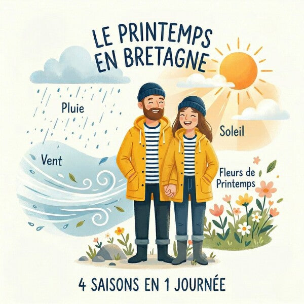 Le Printemps en Bretagne – Impression sur Bois